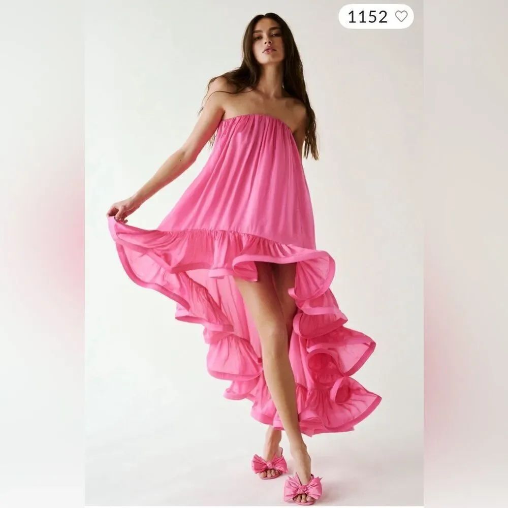 Free People Hemant & Nandita High-Low Long Dress / size S
